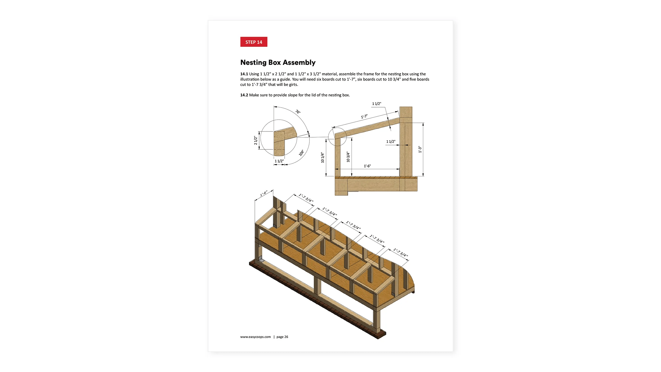 5x10 VictorianStyle Chicken House Plan For 12 Chickens Easy Coops™