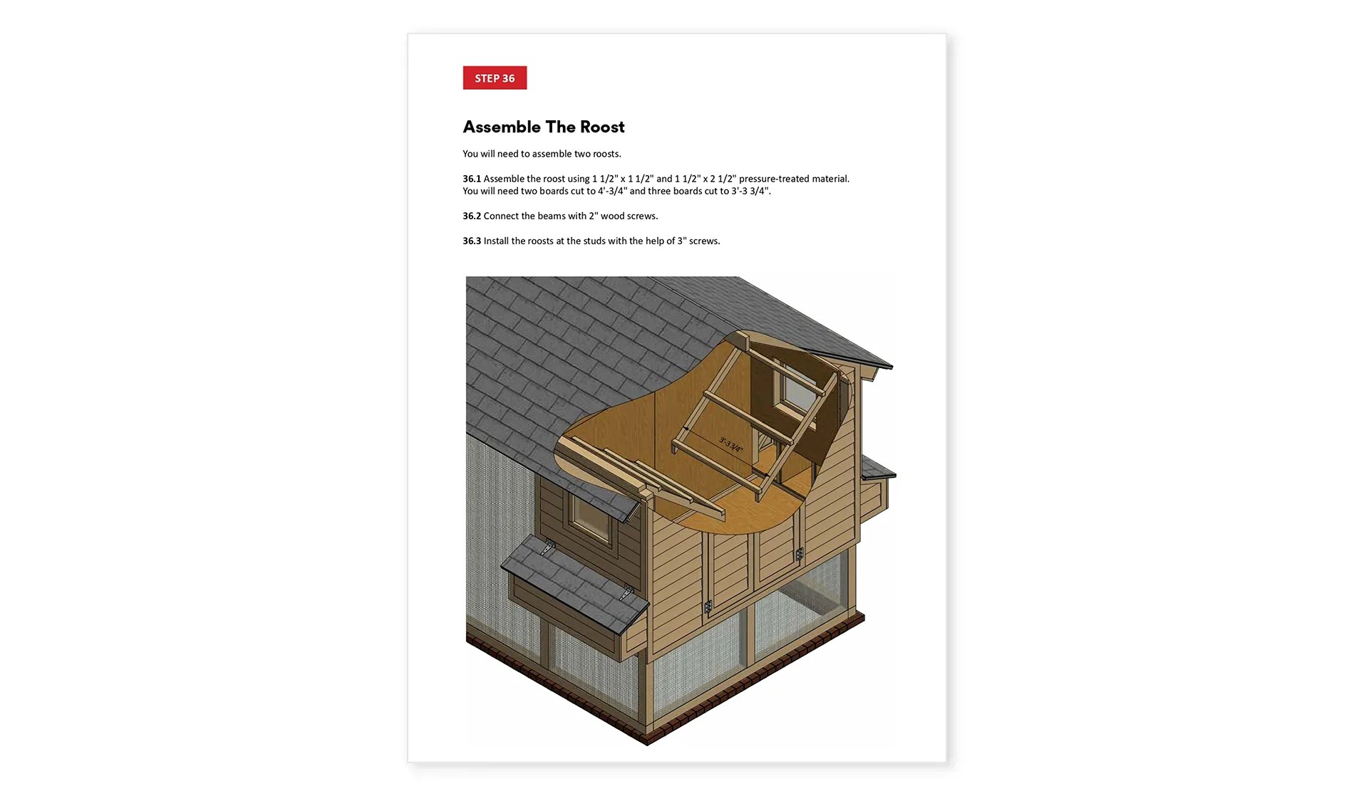 12x8 Medium Chicken Coop & Run Plans For 12 Chickens Easy Coops™