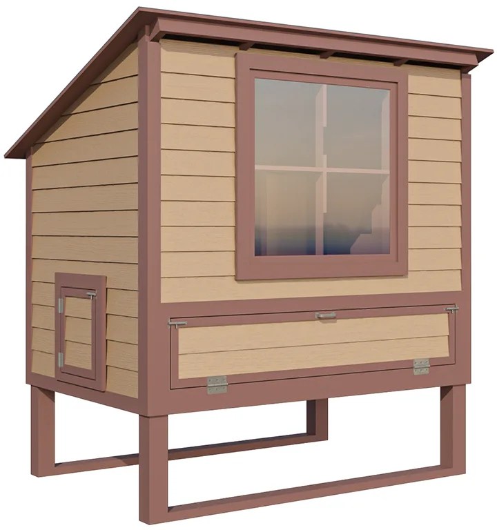 4x6 Small Chicken Coop Plans For 6 Chickens Easy Coops™