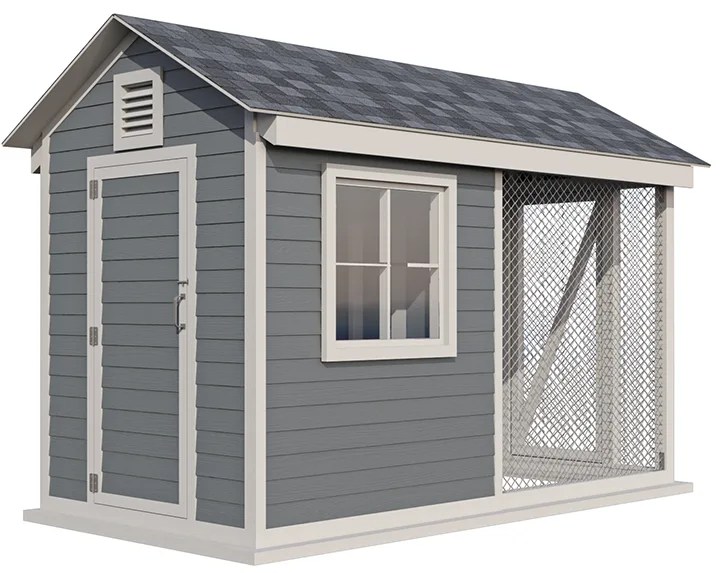 6x12 Medium Chicken Coop & Run Plans For 10 Chickens Easy Coops™