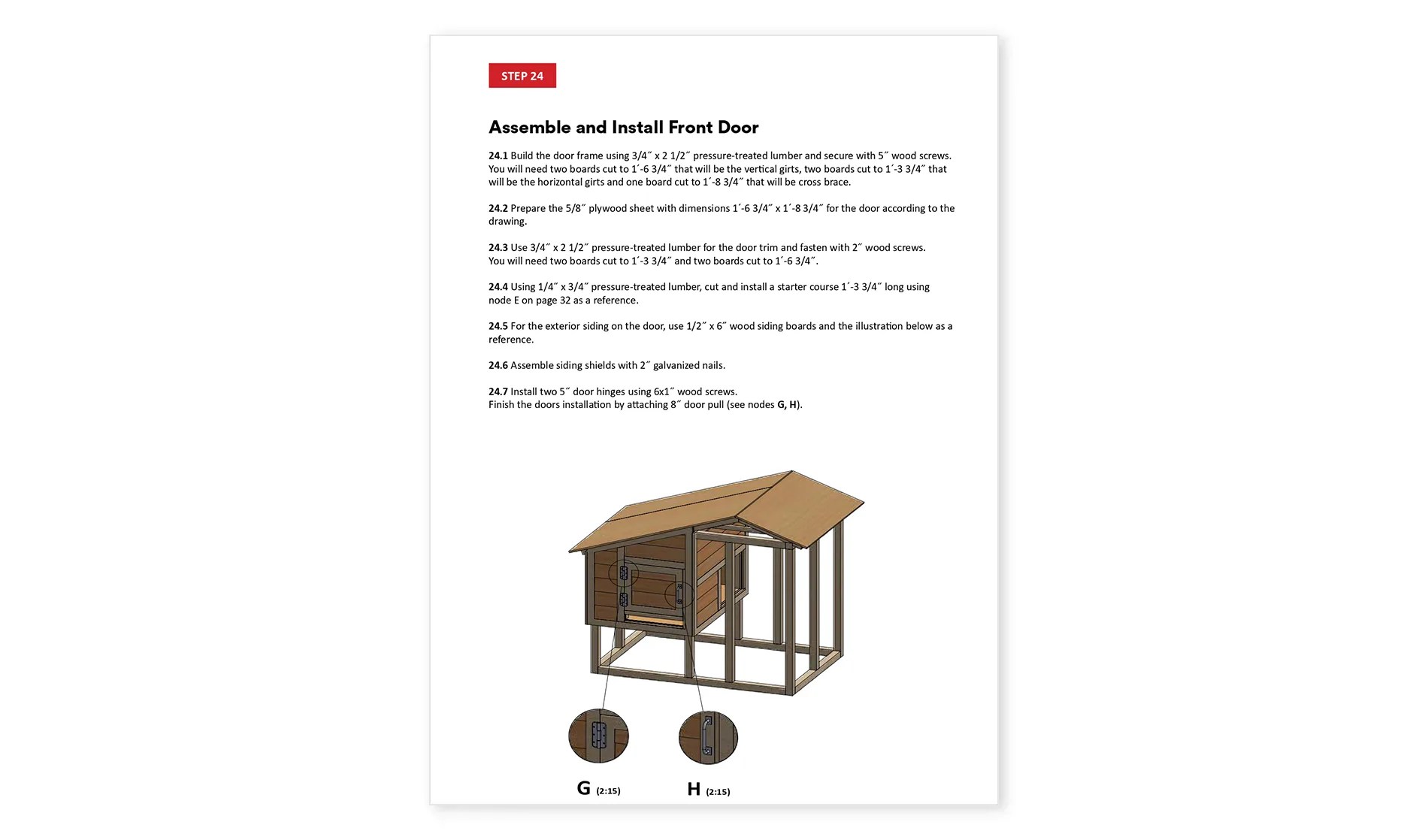 4x6 Medium Chicken Coop Plans For 10 Chickens Easy Coops™