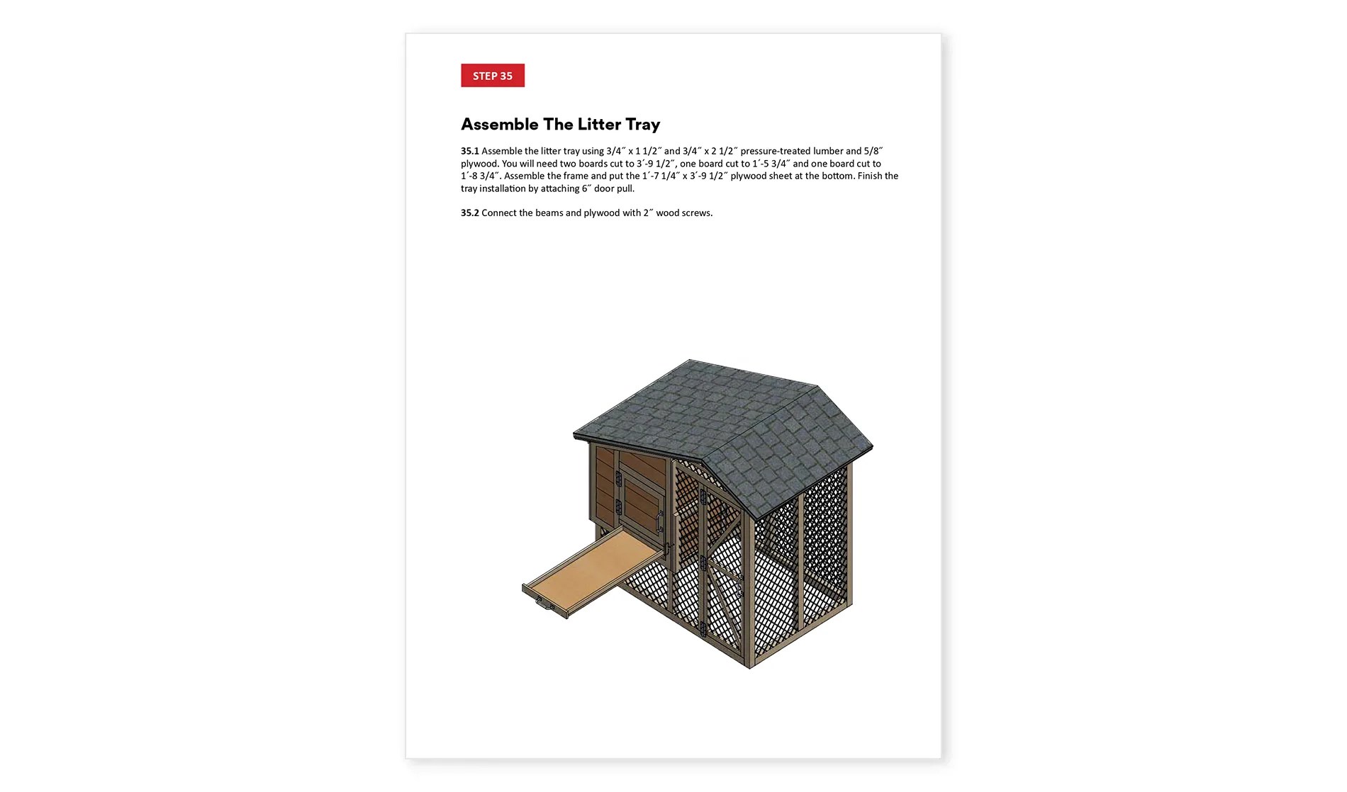 4x6 Medium Chicken Coop Plans For 10 Chickens Easy Coops™