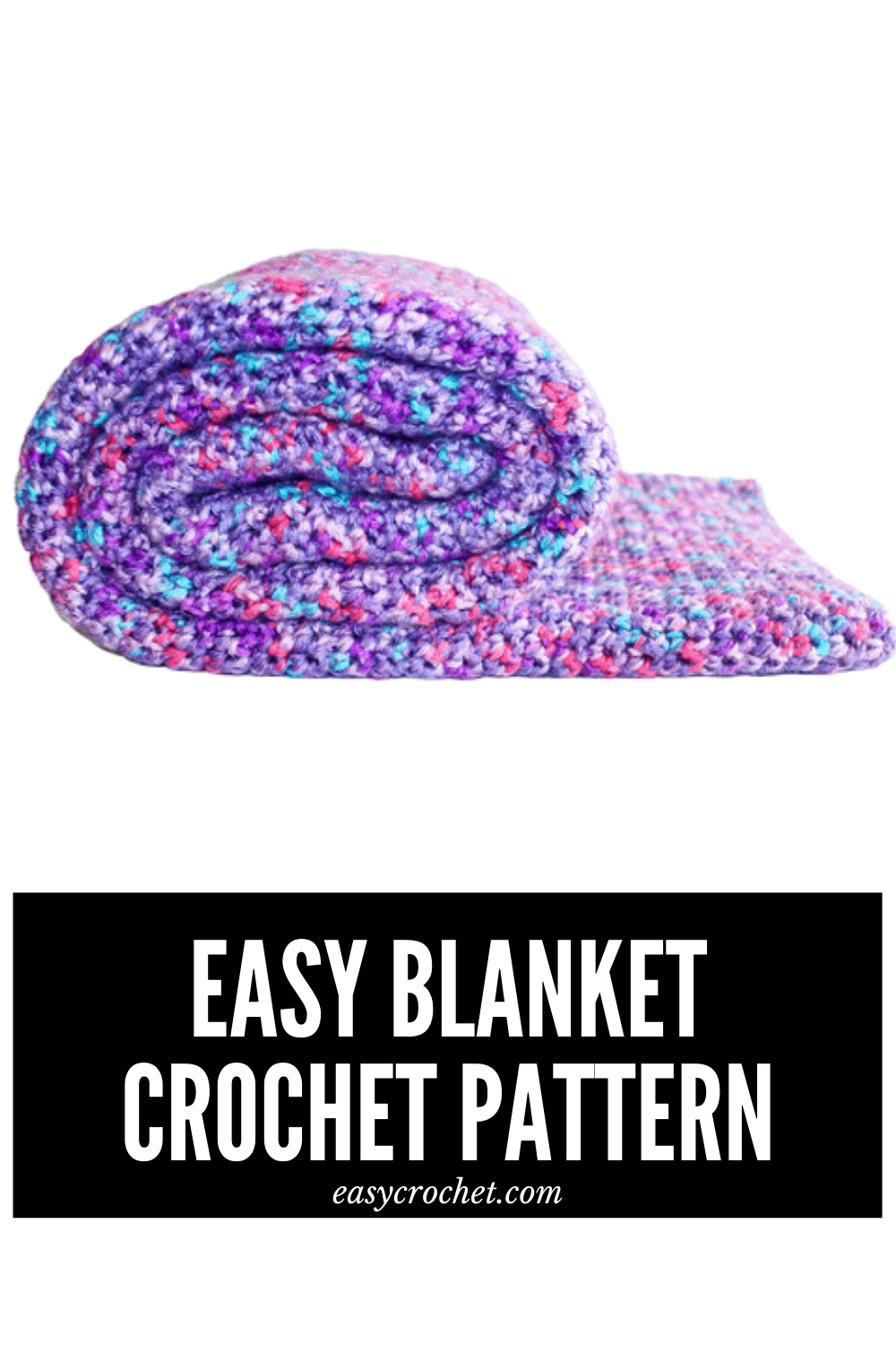 Single Crochet Blanket Pattern Easy Single Stitch Crochet Blanket