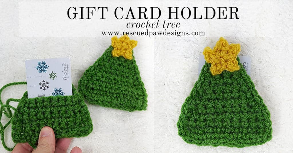 Crochet Gift Card Holder Crochet Christmas Tree Pattern Mini