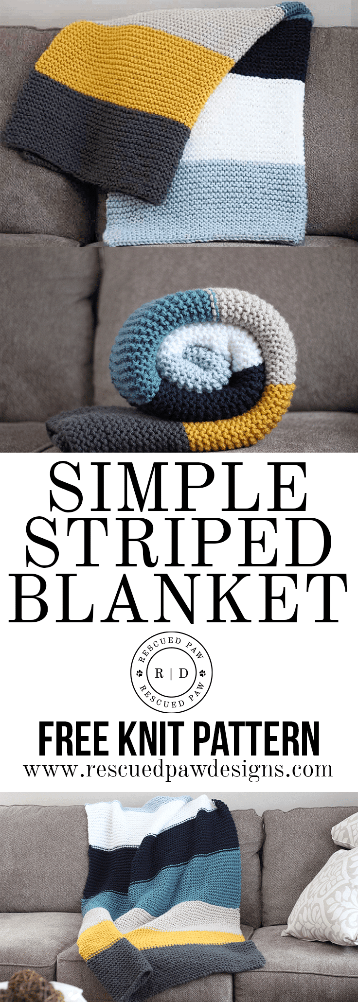 How to Knit a Blanket for Beginners A Free Knitting Pattern Free