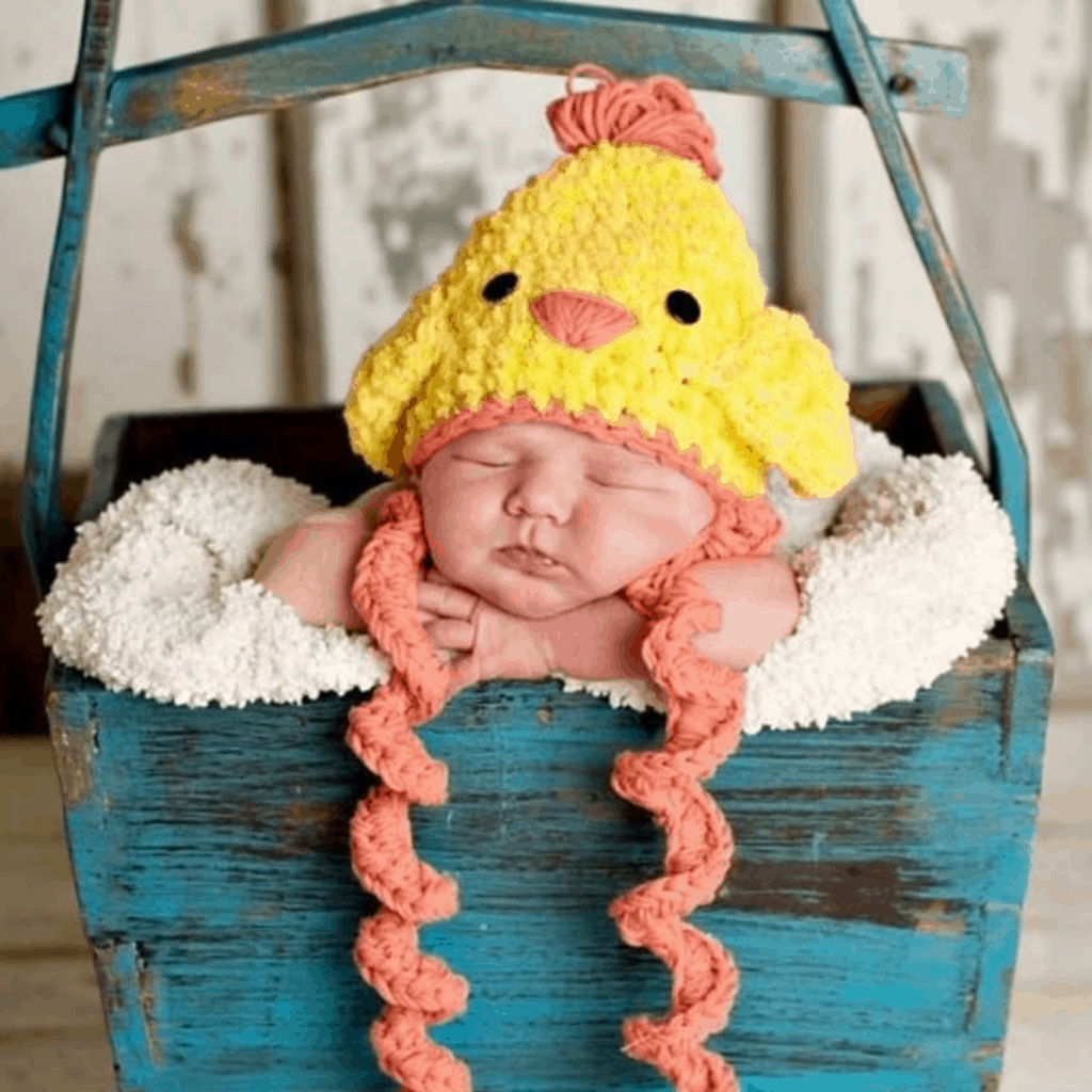 Crochet Baby Easter Chicken Hat Pattern Easy Crochet Patterns