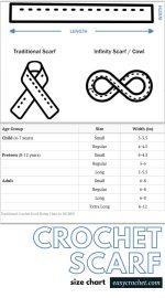 Complete Crochet Scarf Size Chart Guide - Easy Crochet Patterns