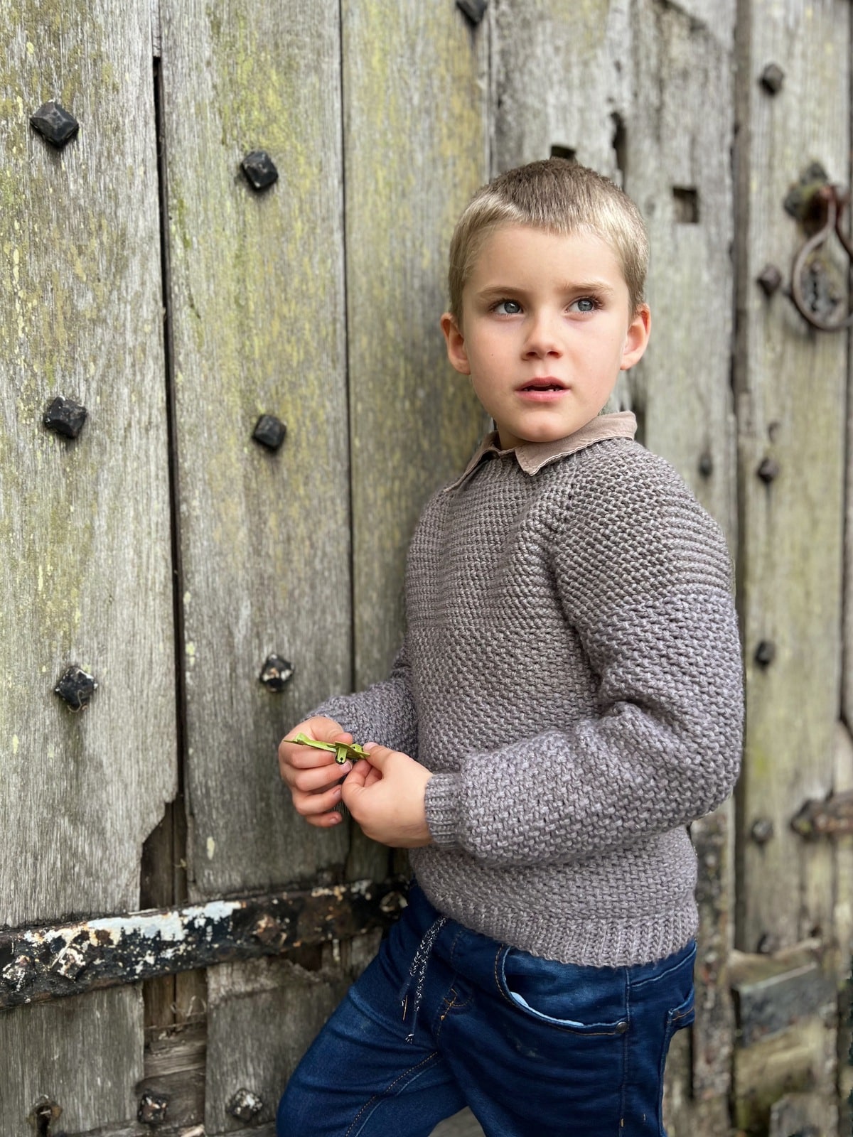 Herringbone Moss Sweater Pattern Easy Crochet Patterns