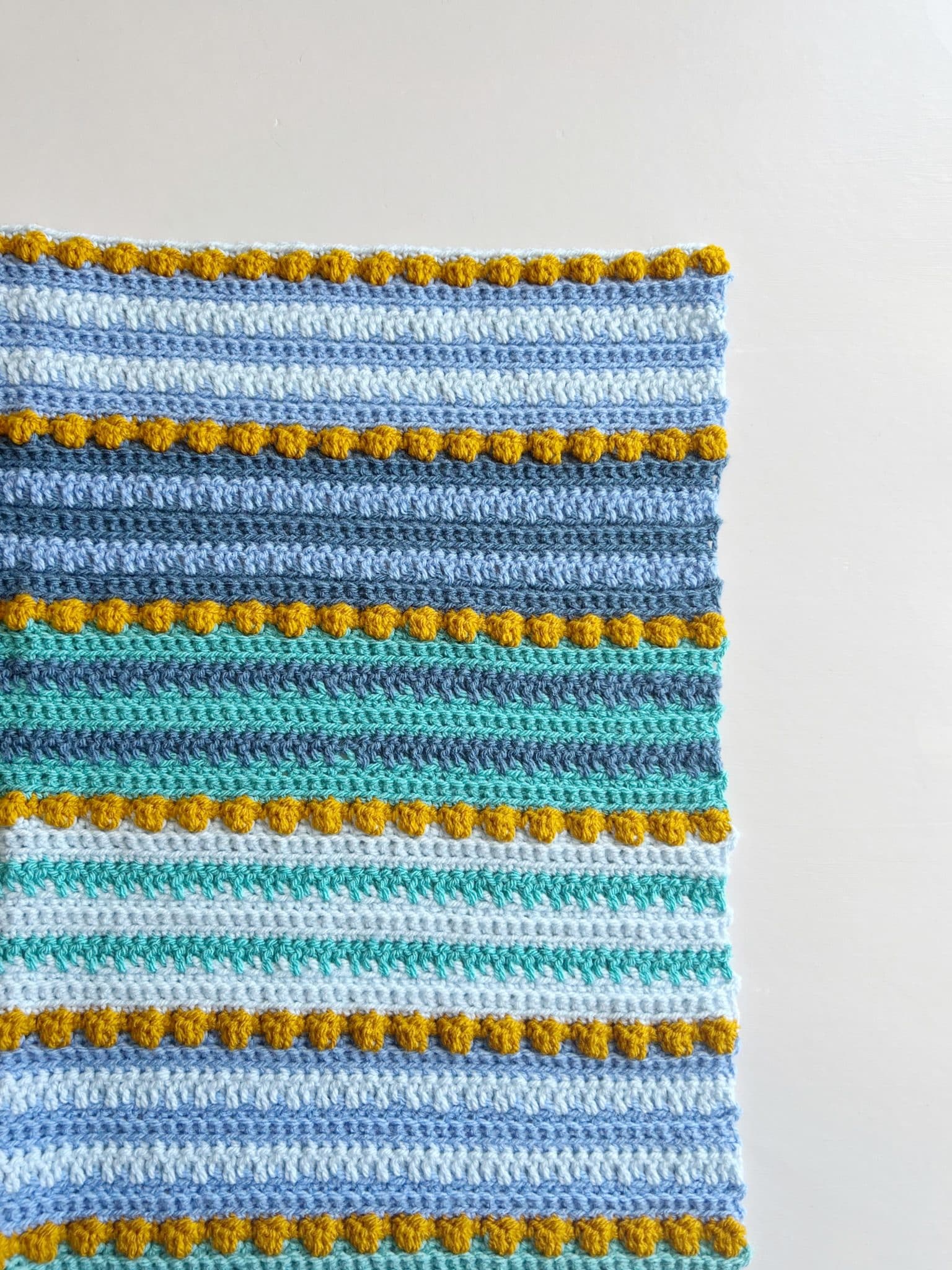 Bright Bobble Blanket Pattern Easy Crochet Patterns