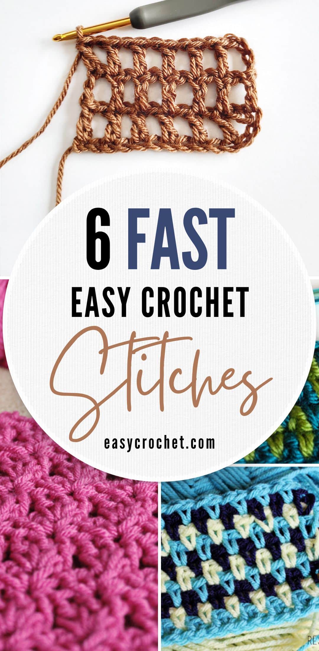 The Fastest Crochet Stitches Easy Crochet Patterns