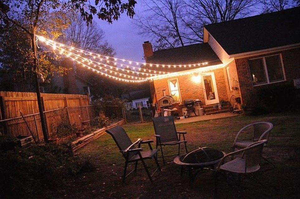 35 Fabulous Backyard String Lighting Ideas Home Decoration and