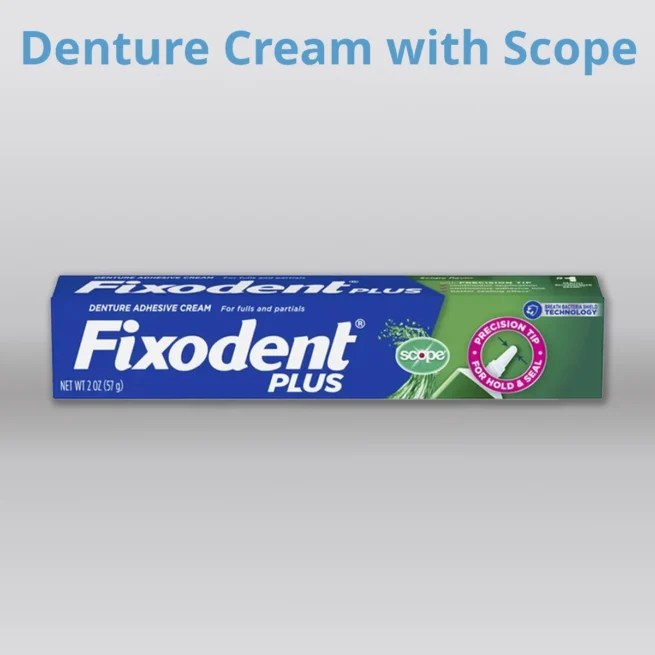 Denture Cream for Easy Denture Strong Hold and Comfortable Fit