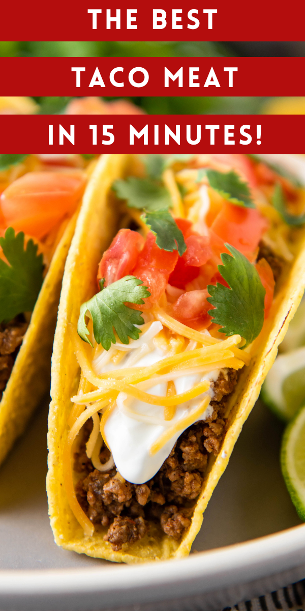 Best Ground Beef Taco Meat Recipe Easy Dinner Ideas