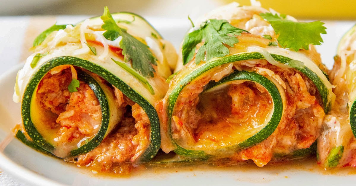 Easy Chicken Zucchini Enchiladas Easy Dinner Ideas