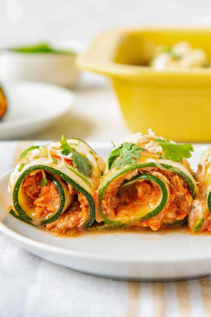 Easy Chicken Zucchini Enchiladas Easy Dinner Ideas