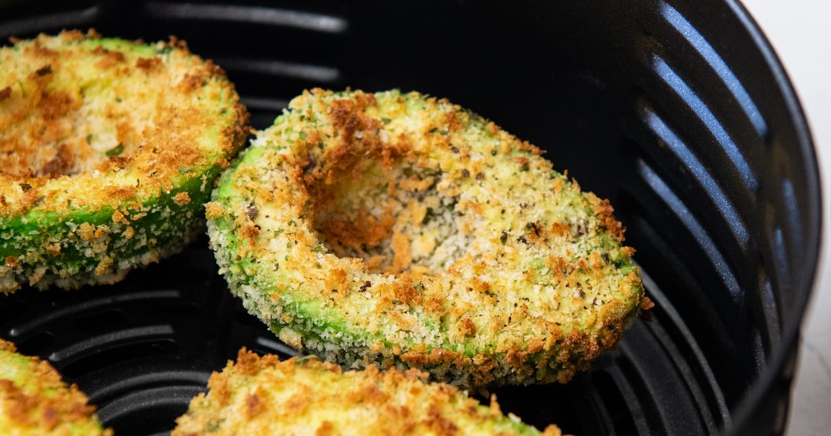 Easy Air Fryer Fried Avocado Easy Dinner Ideas