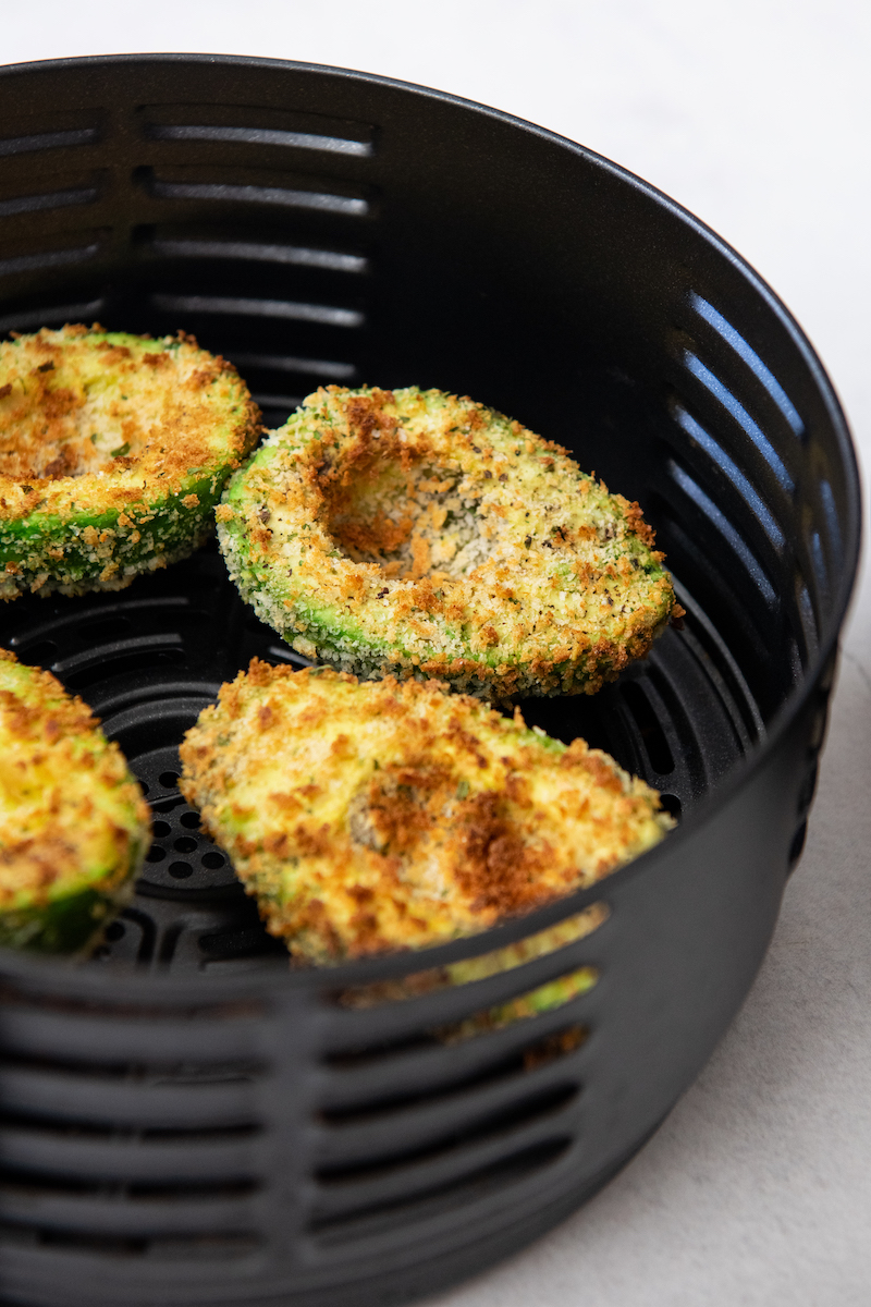 Caprese Stuffed Air Fried Avocados Easy Dinner Ideas