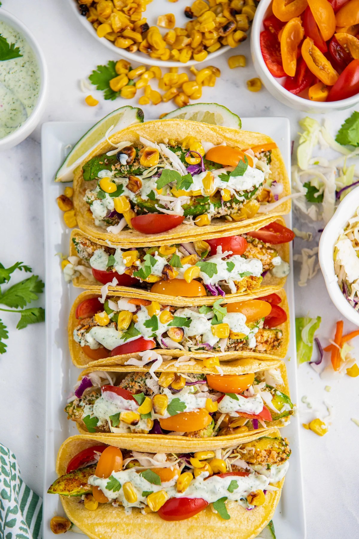 Crispy Avocado Tacos In The Air Fryer Easy Dinner Ideas