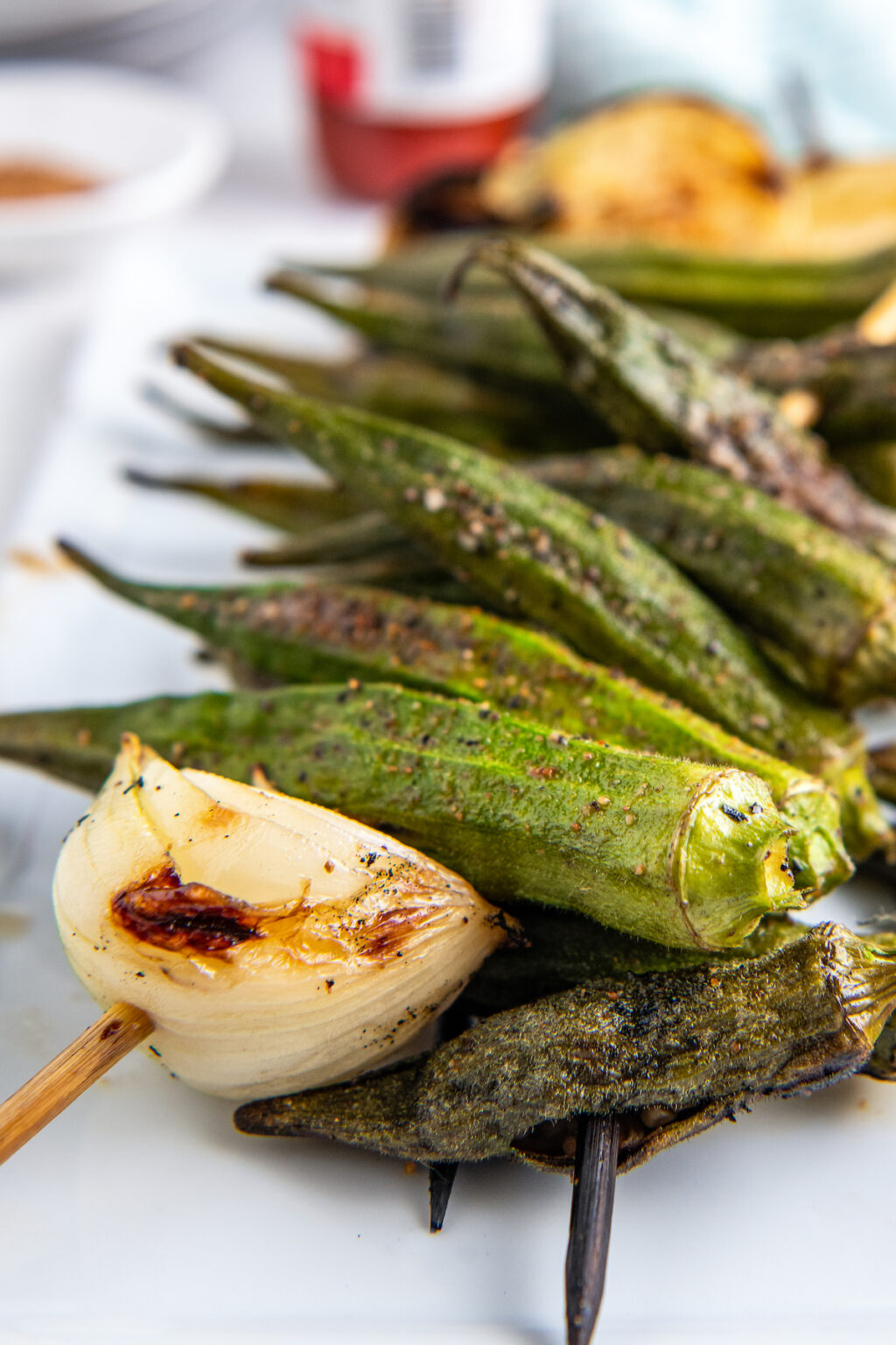 The Best Grilled Okra Recipe! Easy Dinner Ideas