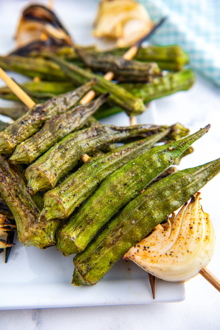 The Best Grilled Okra Recipe! Easy Dinner Ideas