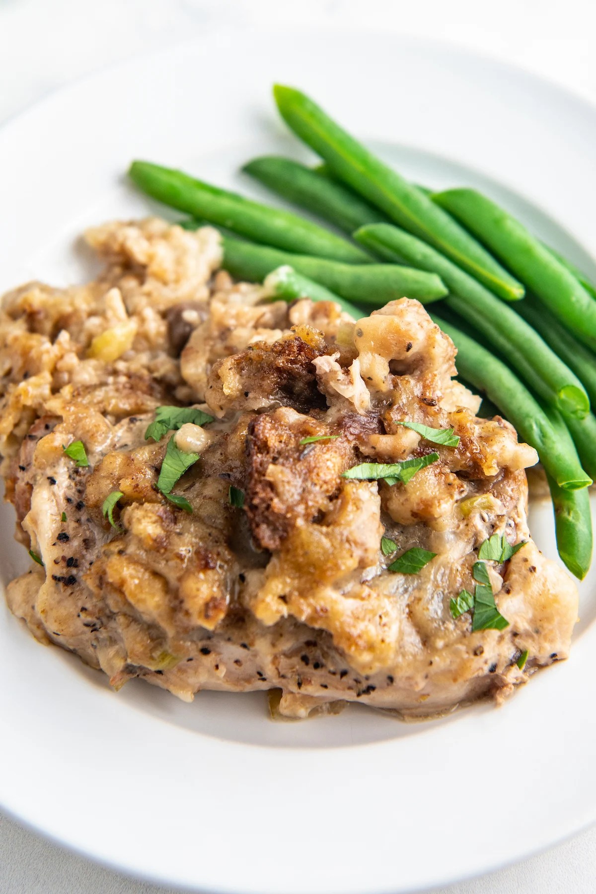 Slow Cooker Pork Chops with Stuffing Easy Dinner Ideas