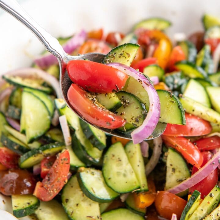 Easy Cucumber Tomato Salad Recipe In 10 Minutes Easy Dinner Ideas