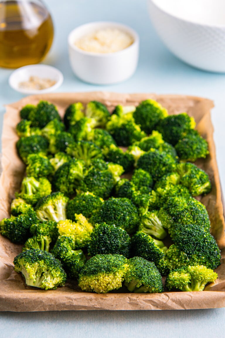 Parmesan Roasted Broccoli Easy Dinner Ideas