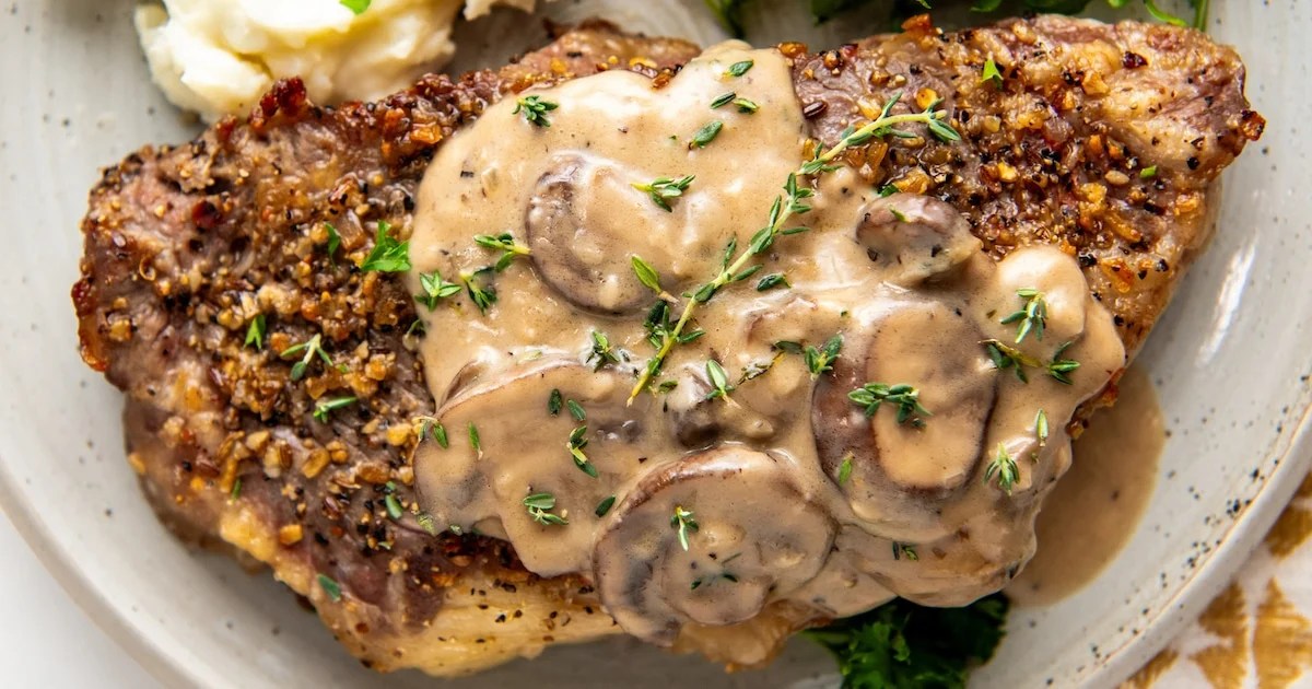 Creamy Mushroom Sauce for Steak Easy Dinner Ideas