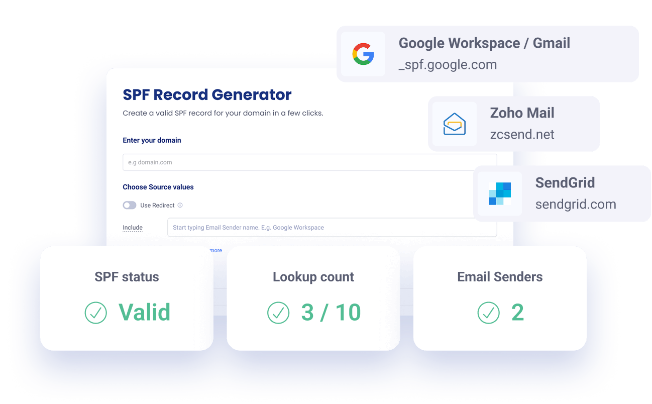 SPF Record Generator Tool | EasyDMARC