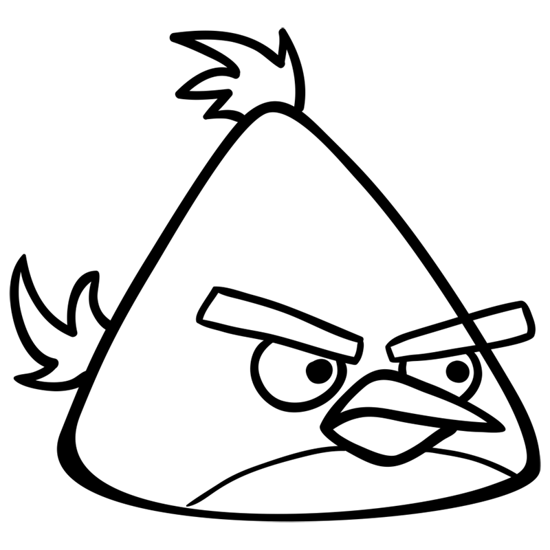 Learn how to draw a Yellow Bird Angry Birds Easy drawing guides