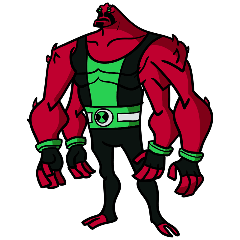 Learn how to draw Four Arms EASY TO DRAW EVERYTHING