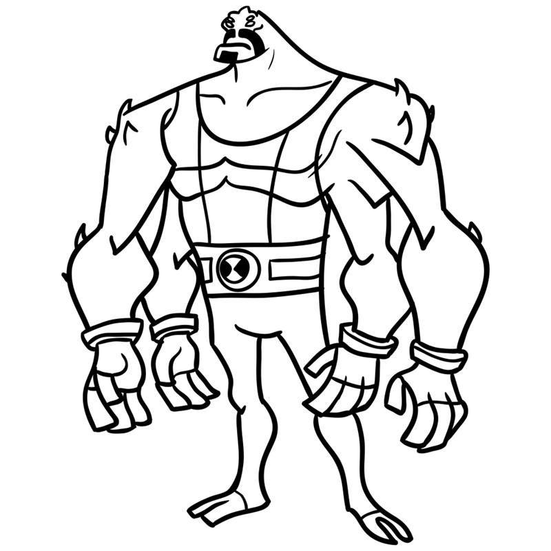 Learn how to draw Four Arms EASY TO DRAW EVERYTHING