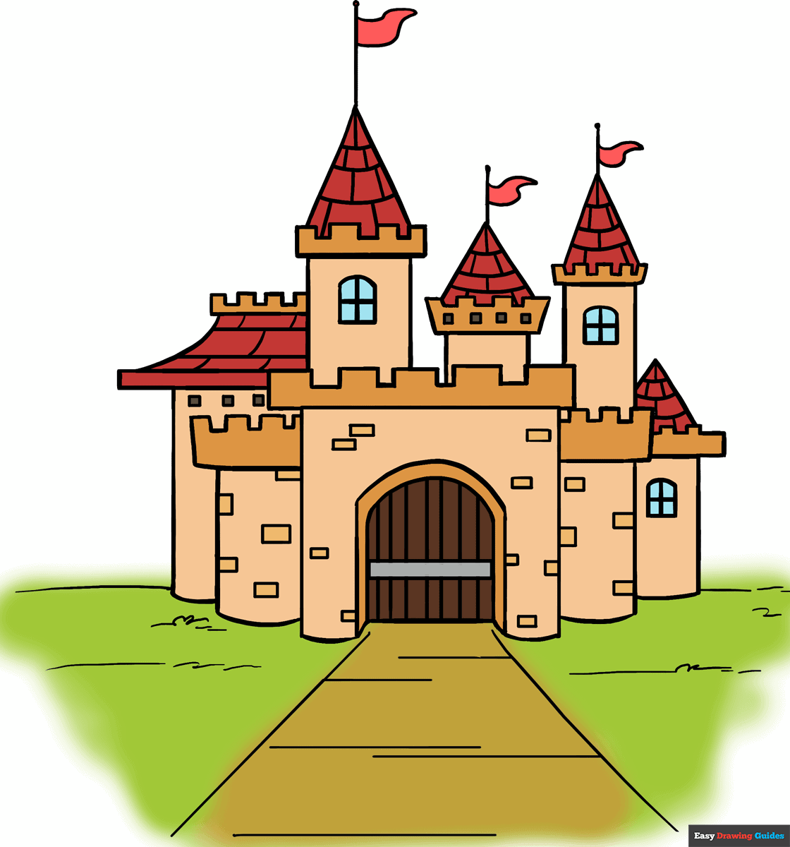 Top 130 + How to draw a cartoon castle
