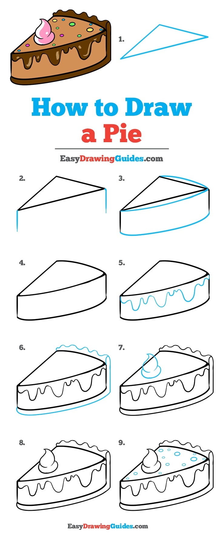 How to Draw a Tasty Pie Really Easy Drawing Tutorial