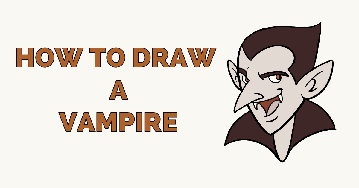 How to Draw a Vampire Really Easy Drawing Tutorial