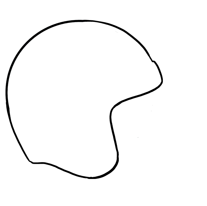 How to Draw a Football Helmet Really Easy Drawing Tutorial