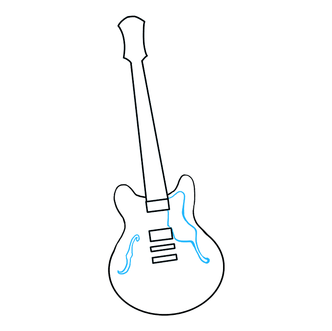 How to Draw a Guitar Really Easy Drawing Tutorial