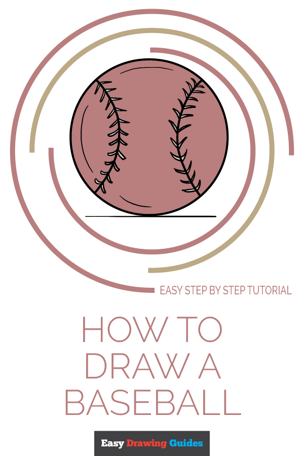 How to Draw a Baseball Really Easy Drawing Tutorial