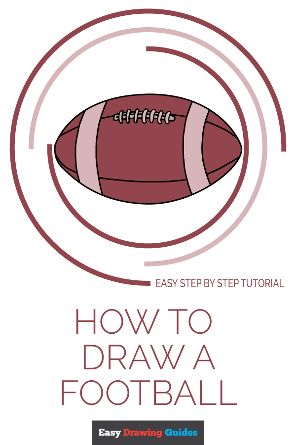 How to Draw a Football Really Easy Drawing Tutorial