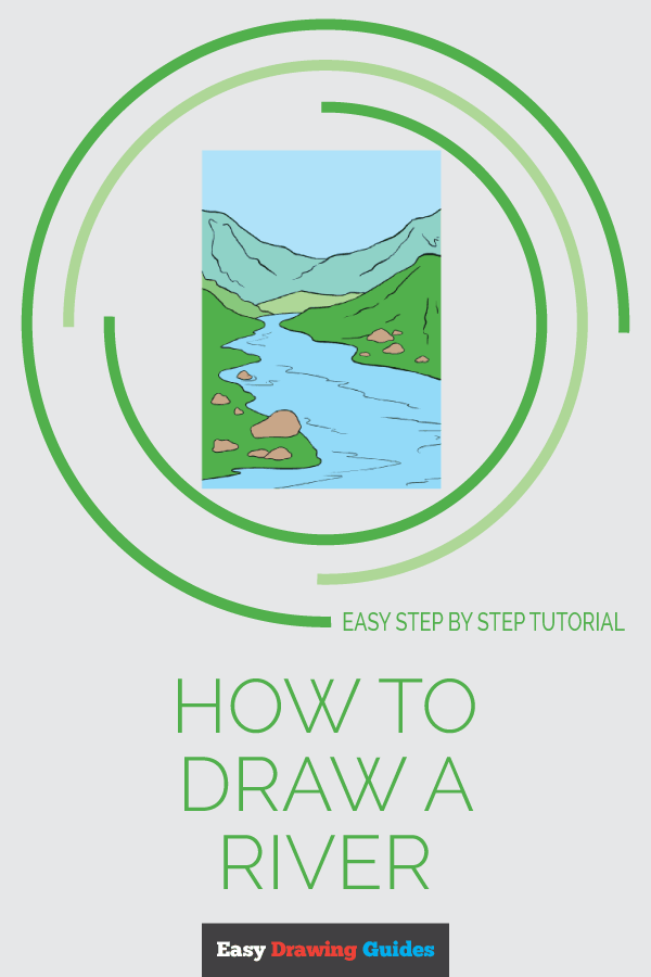 How To Draw A River With Pencil Easy I started drawing from scratch