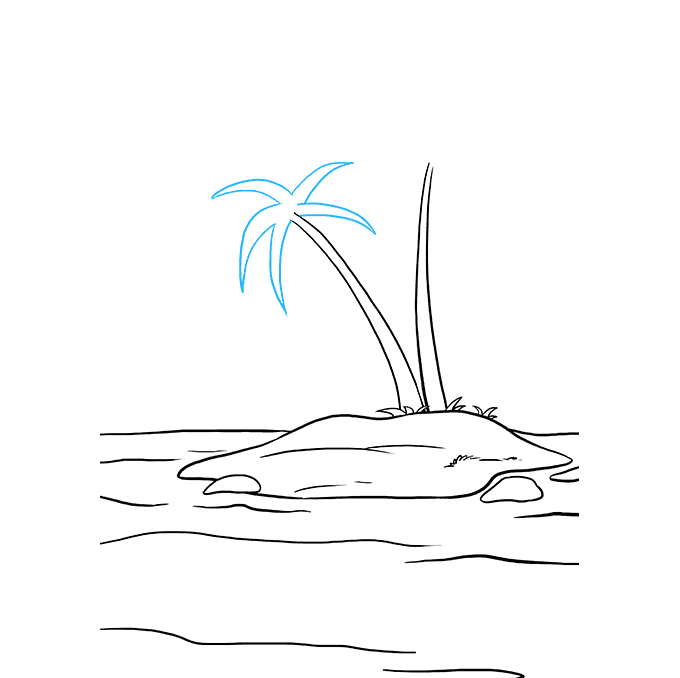 How to Draw an Island Really Easy Drawing Tutorial