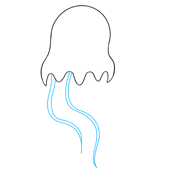 How to Draw a Jellyfish Really Easy Drawing Tutorial