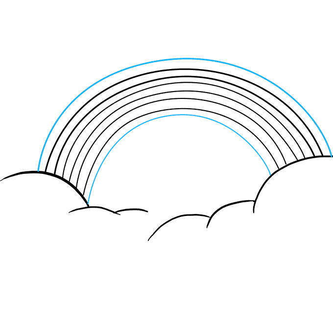 How to Draw a Rainbow Really Easy Drawing Tutorial