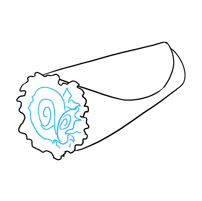 How to Draw a Burrito Really Easy Drawing Tutorial