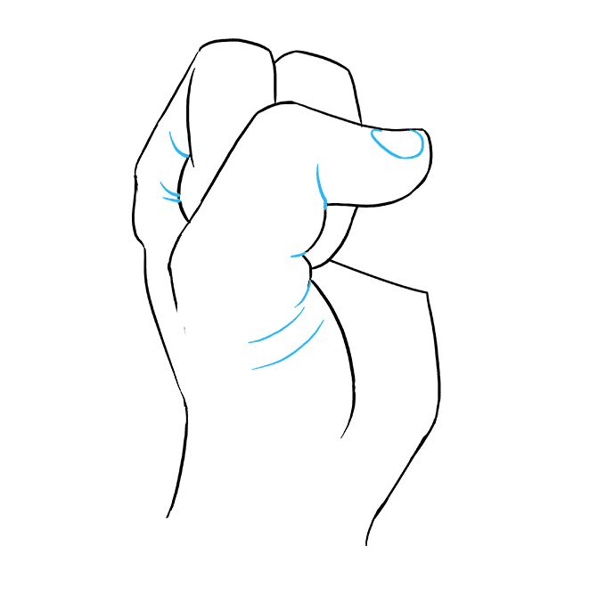 How to Draw a Fist Really Easy Drawing Tutorial