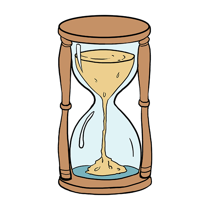How to Draw an Hourglass Really Easy Drawing Tutorial