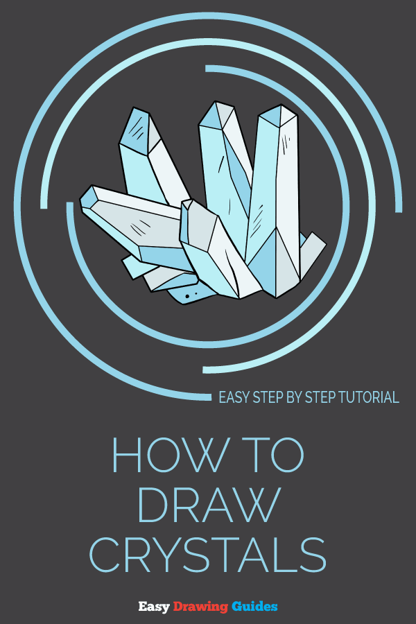 How to Draw Crystals Really Easy Drawing Tutorial
