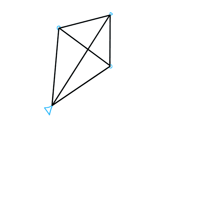 How to Draw a Kite Really Easy Drawing Tutorial How to Draw a Kite Really Easy Drawing Tutorial