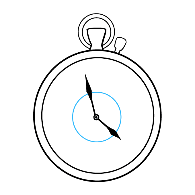 How to Draw a Pocket Watch Really Easy Drawing Tutorial