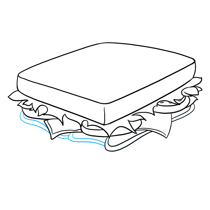 How to Draw a Sandwich Really Easy Drawing Tutorial